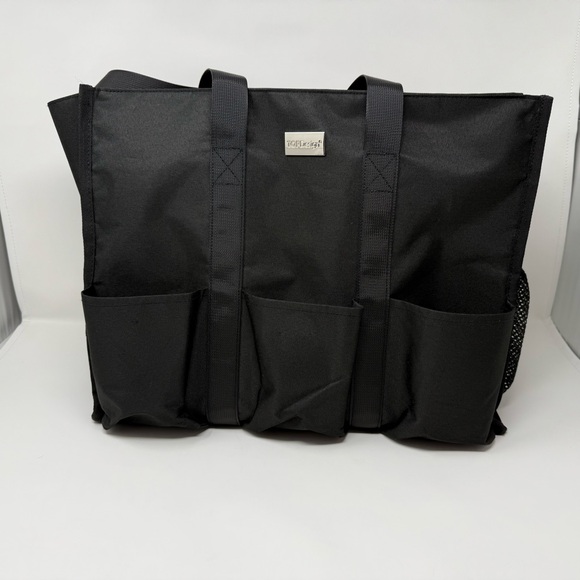 Utility Water Resistant Tote Bag with 13 Exterior & Interior Pockets - Picture 2 of 12